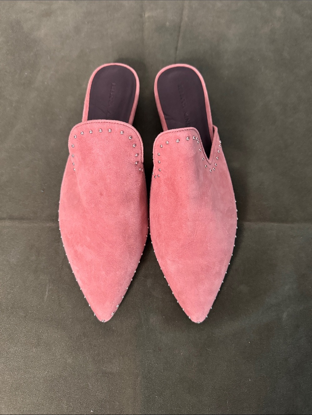 Rebecca Minioff Chamille Studded Mule size 8